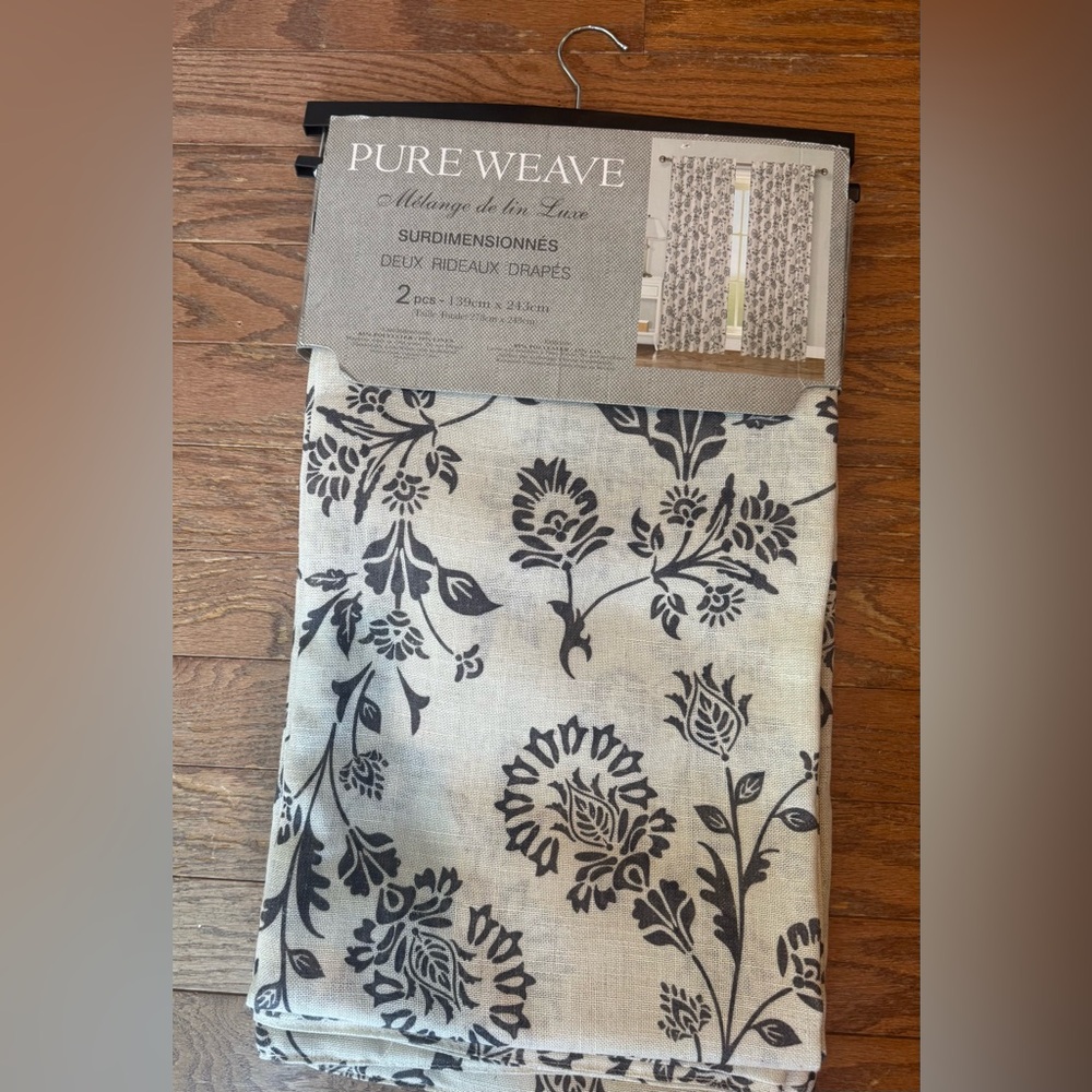 Floral Patterned Drapes